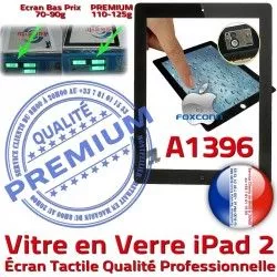 A1396 Oléophobe Bouton Noir Tactile Vitre Adhésif PREMIUM HOME iPad2 Apple Verre Remplacement Fixation Caméra Ecran 2 iPad Qualité Precollé