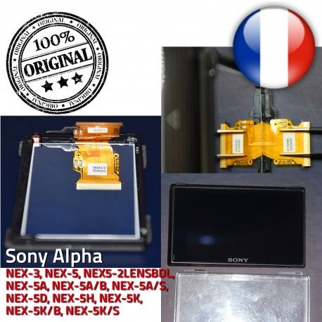 Sony LCD 412AKM1 cm Écran 3″ Display Repair Alpha - ORIGINAL NEX-5 cristaux liquides 7,5 Remplacement Part Replacement