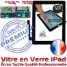 Vitre iPad3 iPad4 Apple Noire Precollé Qualité iPad Installé Ecran Réparation Fixation Verre Oléophobe Bouton PREMIUM Tactile Caméra HOME Adhésif