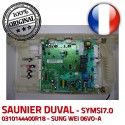 Saunier Duval SYMSI7.0 Thema KWD C24 Carte E 6973 V IND electronique 3 d-allumage S0080 10024 0310144400R18 08/48 0020036711