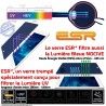 Protection Lumière UV iPad A1397 Vitre Film Protecteur Ecran Filtre Anti-Rayures ESR Incassable Chocs Apple Verre Trempé Bleue