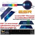 Verre Trempé Apple iPad 3 Lumière Ecran ESR Oléophobe Multi-Touch Protection UV Chocs Anti-Rayures Filtre Bleue Vitre Résistant