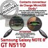 Samsung Galaxy GT-N5110 NOTE C Doré Nappe Qualité Contact N5110 ORIGINAL Chargeur de GT Réparation Connecteur MicroUSB Charge OFFICIELLE