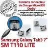 Samsung Galaxy Tab 3 T110 USB SM à de souder Connector Chargeur TAB Connecteur Dock Pins charge Prise Micro ORIGINAL inch Dorés 7