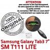 Samsung Galaxy Tab 3 T111 USB TAB Dorés Micro de SM charge à inch Connecteur Connector Prise souder Dock Chargeur Pins 7 ORIGINAL