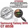 Samsung Galaxy Win GT-i8558 USB ORIGINAL Prise Fiche souder charge Connector Dock Chargeur Qualité SLOT Dorés Pins MicroUSB à de