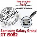 Samsung Galaxy GT-i9082 USB Dorés ORIGINAL Qualité MicroUSB Connector Pins de Prise Grand charge à Dock souder SLOT Fiche Chargeur
