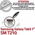 Samsung Galaxy Tab3 SM-T210 USB SLOT souder TAB3 Qualité charge Prise MicroUSB Dorés ORIGINAL Pins Chargeur Dock Connector à de Fiche