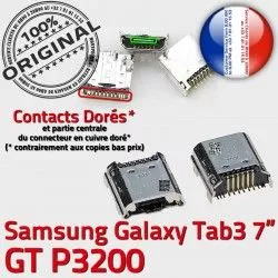 P3200 de Connector Micro à souder Galaxy USB TAB Tab Prise Dorés Chargeur Pins GT 7 Connecteur charge ORIGINAL inch Samsung Dock 3