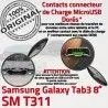 Samsung Galaxy TAB 3 SM-T311 Ch Chargeur MicroUSB Réparation Connecteur Dorés OFFICIELLE Charge ORIGINAL de Contacts Nappe Qualité TAB3