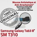 Samsung Galaxy TAB 3 SM-T310 Ch Connecteur Chargeur ORIGINAL Charge Réparation Qualité OFFICIELLE de MicroUSB Dorés TAB3 Nappe Contacts