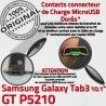 Samsung Galaxy GT-P5210 TAB3 Ch Charge Contacts P5210 MicroUSB Qualité Réparation Chargeur ORIGINAL 3 Connecteur GT Dorés Nappe de OFFICIELLE TAB