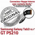 Samsung Galaxy GT-P5210 TAB3 Ch P5210 Réparation ORIGINAL Chargeur Dorés GT 3 TAB MicroUSB de Nappe Connecteur Contacts Qualité OFFICIELLE Charge