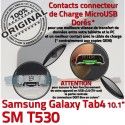 SM-T530 Micro USB TAB4 Charge de Chargeur MicroUSB 4 Dorés Réparation T530 Qualité Galaxy Contacts Connecteur SM TAB OFFICIELLE ORIGINAL Nappe Samsung
