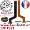 Samsung Galaxy TAB PRO SM-T521 C Chargeur Charge Connecteur OFFICIELLE de ORIGINAL MicroUSB Doré Qualité T521 Contact SM Nappe Réparation