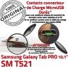 Samsung Galaxy SM-T521 C TAB PRO de Nappe Qualité T521 Connecteur Doré SM Contact Chargeur MicroUSB Réparation OFFICIELLE ORIGINAL Charge