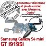 Samsung Galaxy S4 Min GTi9195i C Nappe OFFICIELLE Qualité Antenne Microphone Prise Connecteur S i9195i Charge ORIGINAL RESEAU Chargeur 4 MicroUSB