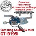Samsung Galaxy S4 Min GTi9195i C Microphone S i9195i Antenne MicroUSB RESEAU ORIGINAL Charge Chargeur Prise Connecteur Nappe Qualité OFFICIELLE 4