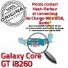 Samsung Galaxy Core GT i8260 C Antenne Microphone Nappe MicroUSB Prise Qualité ORIGINAL Chargeur Charge RESEAU Connecteur OFFICIELLE