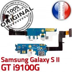 GT S2 Antenne MicroUSB i9100G Qualité OFFICIELLE Samsung Microphone Connecteur ORIGINAL Prise Nappe Chargeur Charge Galaxy C RESEAU