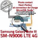 Samsung Galaxy NOTE3 SM N9006 C LTE MicroUSB RESEAU Qualité OFFICIELLE Microphone ORIGINAL Connecteur Chargeur Charge Nappe Antenne