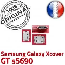 Dorés Flex USB Connector charge Xcover ORIGINAL à GT Samsung Galaxy souder Dock Micro Prise Chargeur s5690 Pins C de Connecteur