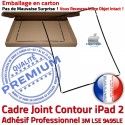 PACK iPad 2 A1395 Joint N PREMIUM Apple Vitre Chassis Precollé KIT Réparation iPad2 Cadre Adhésif Tactile Bouton Verre HOME Tablette Noire