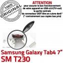 Samsung Galaxy Tab4 SM-T230 USB Prise de Pins Chargeur Dorés charge TAB4 MicroUSB Qualité Dock Connector à SLOT souder Fiche ORIGINAL